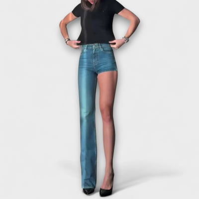 Astra - Short en Jean Asymétrique