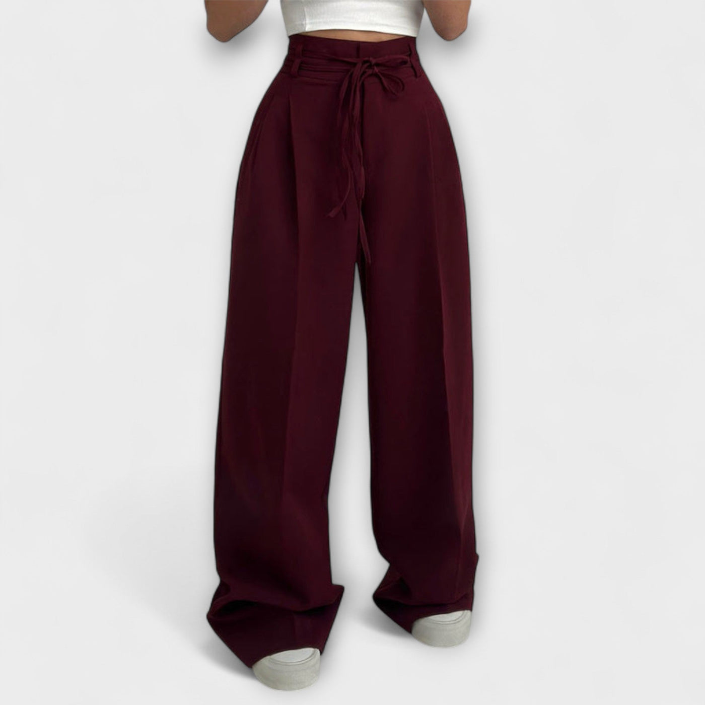 Jill - Pantalon Casual à Lacets