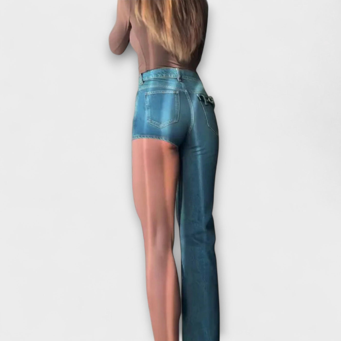 Astra - Short en Jean Asymétrique