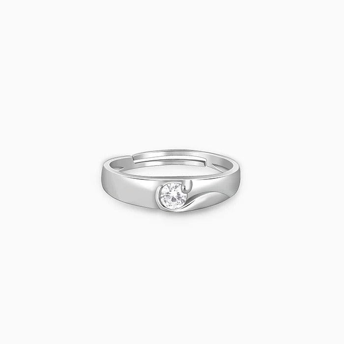 Silver Rugged Ring For Him